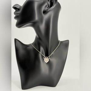 Tiffany & Co.  Lovestruck Heart Arrow Pendant Necklace 18"